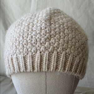H&M Divided Knit Beanie in Beige